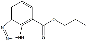 3H-Benzotriazole-4-carboxylic acid propyl ester Struktur