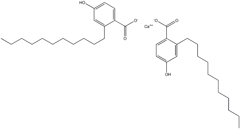 Bis(2-undecyl-4-hydroxybenzoic acid)calcium salt Struktur