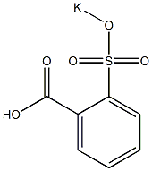 2-(Potassiosulfo)benzenecarboxylic acid Struktur