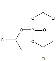 Phosphoric acid tris(1-chloroethyl) ester Struktur