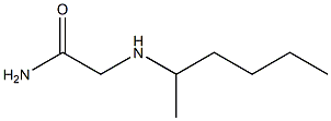 2-(1-Methylpentylamino)acetamide Struktur