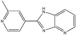 2-(2-Methylpyridin-4-yl)-1H-imidazo[4,5-b]pyridine Struktur