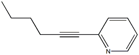 1-(2-Pyridinyl)-1-hexyne Struktur