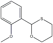 2-(2-Methoxyphenyl)-1,3-oxathiane Struktur