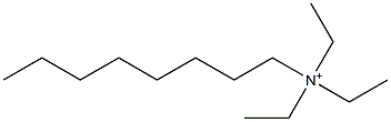 Octyltriethylammonium Struktur