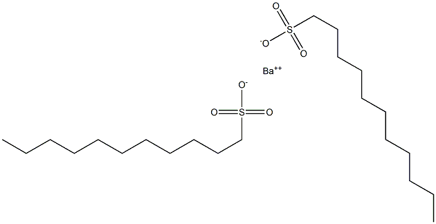 Bis(undecane-1-sulfonic acid)barium salt Struktur