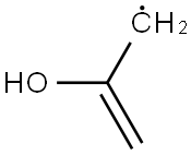 2-Hydroxy-2-propenyl radical Struktur