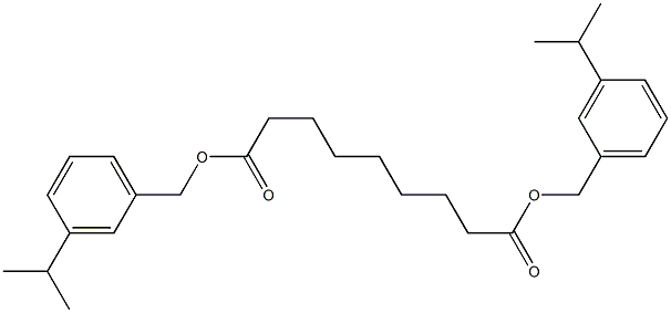 Azelaic acid bis(m-isopropylbenzyl) ester Struktur