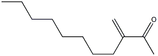 3-Methyleneundecan-2-one Struktur