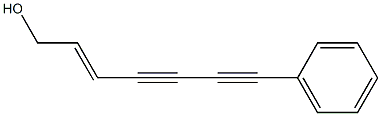 (5E)-1-Phenyl-5-heptene-1,3-diyn-7-ol Struktur