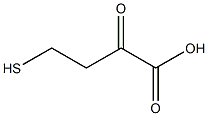 2-Oxo-4-mercaptobutyric acid Struktur