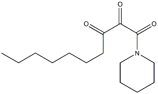 1-(1-Piperidinyl)decane-1,2,3-trione Struktur