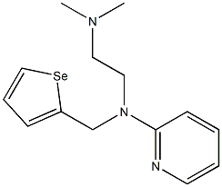 N,N-Dimethyl-N'-(2-pyridyl)-N'-(selenophen-2-ylmethyl)ethylenediamine Struktur