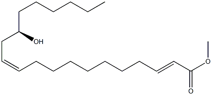 [R,2E,11Z,(+)]-14-Hydroxy-2,11-icosadienoic acid methyl ester Struktur