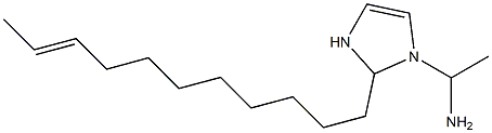 1-(1-Aminoethyl)-2-(9-undecenyl)-4-imidazoline Struktur