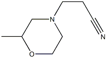 3-(2-Methylmorpholino)propiononitrile Struktur