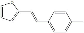 2-(4-Methylstyryl)furan Struktur