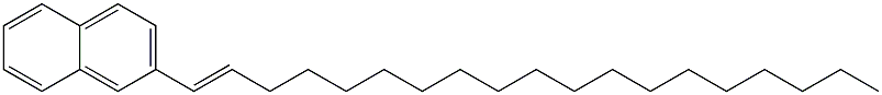 2-(1-Nonadecenyl)naphthalene Struktur