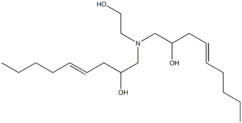 1,1'-[(2-Hydroxyethyl)imino]bis(4-nonen-2-ol) Struktur