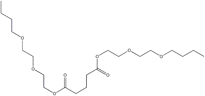 Pentanedioic acid bis[2-(2-butoxyethoxy)ethyl] ester Struktur