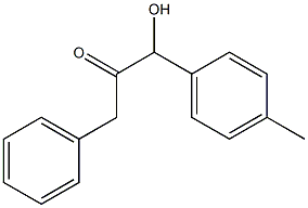 1-Phenyl-3-(4-methylphenyl)-3-hydroxypropan-2-one Struktur