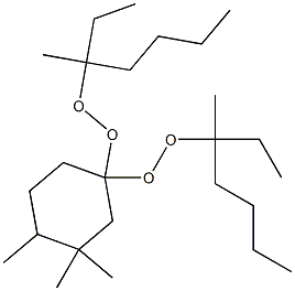 3,3,4-Trimethyl-1,1-bis(1-ethyl-1-methylpentylperoxy)cyclohexane Struktur