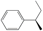 (-)-[(R)-1-Methyl(1-2H)propyl]benzene Struktur