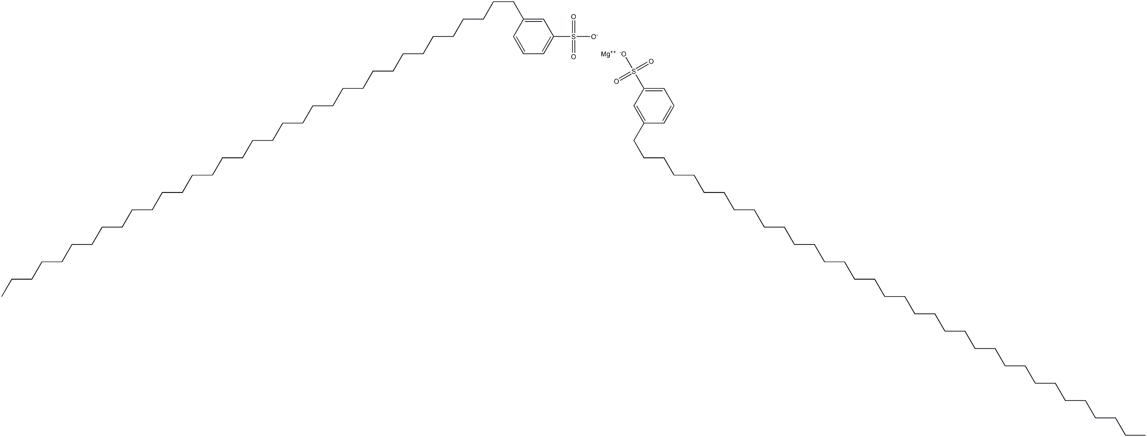 Bis[3-(pentatriacontan-1-yl)benzenesulfonic acid]magnesium salt Struktur