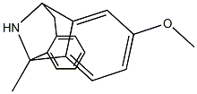 8-Methoxy-5-methyl-10,11-dihydro-5H-dibenzo[a,d]cyclohepten-5,10-imine Struktur