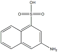 3-Amino-1-naphthalenesulfonic acid Struktur