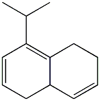 1,2,4a,5-Tetrahydro-8-isopropylnaphthalene Struktur