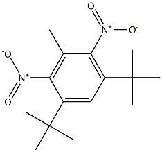 1,5-Di-tert-butyl-3-methyl-2,4-dinitrobenzene Struktur