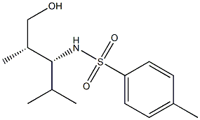 N-[(S)-1-[(R)-2-Hydroxy-1-methylethyl]-2-methylpropyl]-4-methylbenzenesulfonamide Struktur