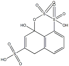 4-Hydroxy-2,5-naphthalenedisulfonic acid 5,4-sultone Struktur