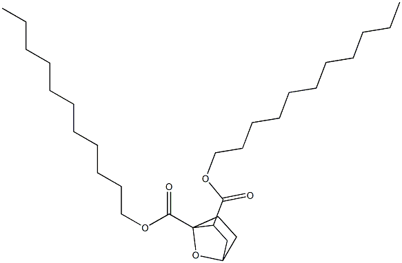 7-Oxabicyclo[2.2.1]heptane-1,2-dicarboxylic acid diundecyl ester Struktur