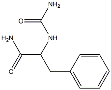 3-Phenyl-2-ureidopropionamide Struktur