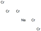 Pentachromium sodium Struktur