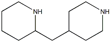 2,4'-Methylenedipiperidine Struktur