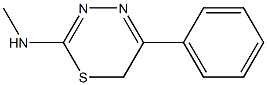 2-Methylamino-5-phenyl-6H-1,3,4-thiadiazine Struktur