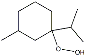 3-Methyl-1-isopropylcyclohexyl hydroperoxide Struktur