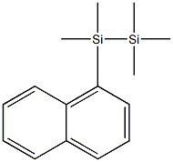 1-(Pentamethyldisilane-1-yl)naphthalene Struktur