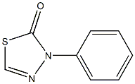 3-Phenyl-1,3,4-thiadiazol-2(3H)-one Struktur