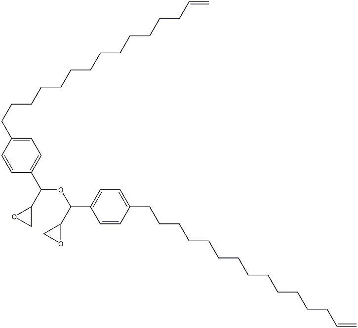 4-(14-Pentadecenyl)phenylglycidyl ether Struktur