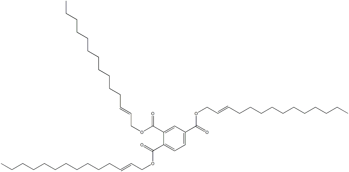 1,2,4-Benzenetricarboxylic acid tri(2-tetradecenyl) ester Struktur