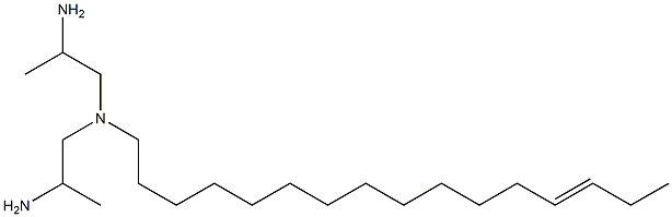 N,N-Bis(2-aminopropyl)-13-hexadecen-1-amine Struktur