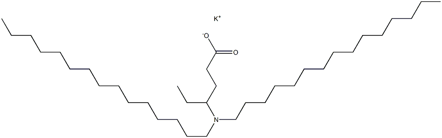 4-(Dipentadecylamino)hexanoic acid potassium salt Struktur