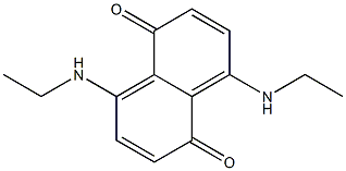 4,8-Bis(ethylamino)naphthalene-1,5-dione Struktur