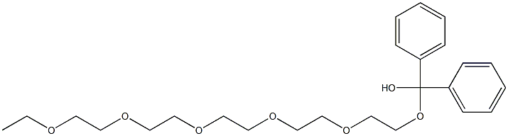 2,2-Diphenyl-1,3,6,9,12,15,18-heptaoxaicosane Struktur