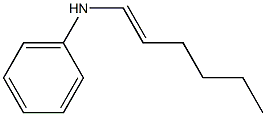 N-(1-Hexenyl)aniline Struktur