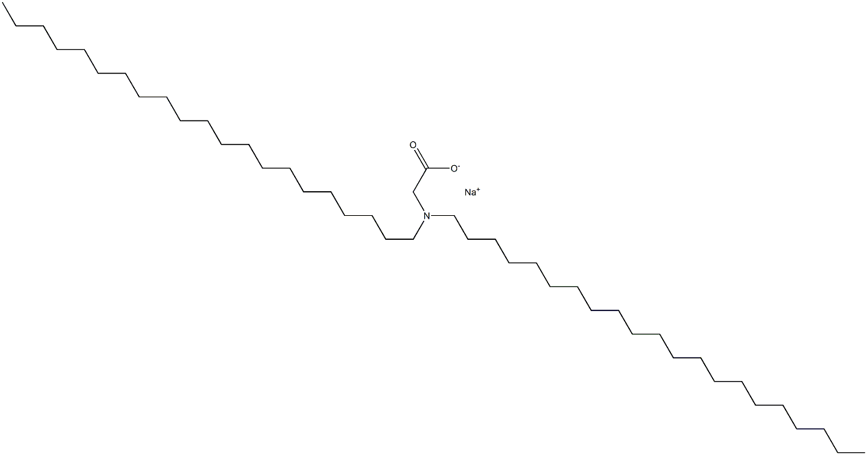 N,N-Dihenicosylglycine sodium salt Struktur